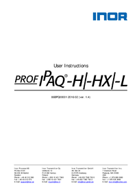 Thumbnail of document Manual - ProfIPAQ-L Universal High-Performance Profibus-PA Transmitter